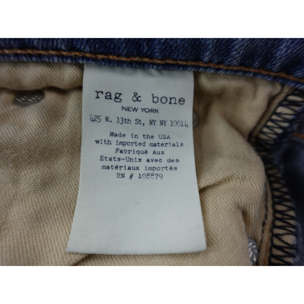 Rag & Bone 29 Boyfriend Golden Wash Jeans W1748K510BEL USA Made - Picture 11 of 15